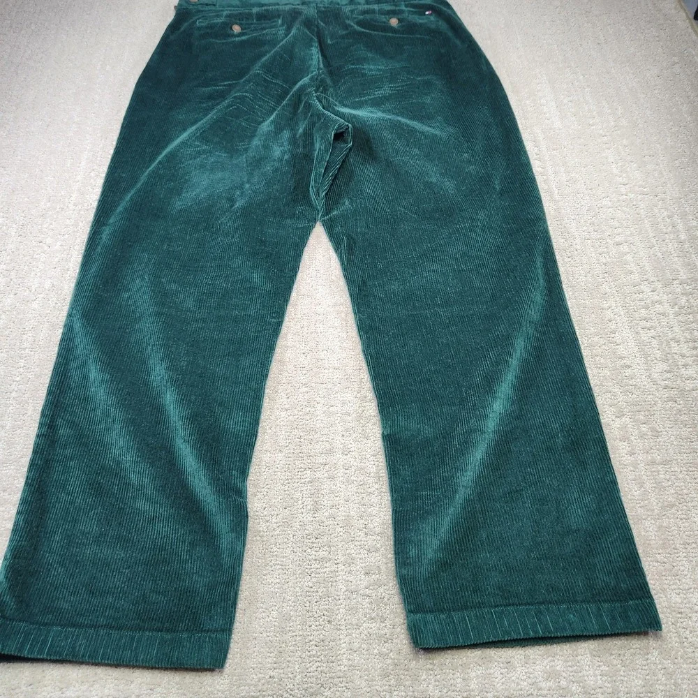 Tommy Hilfiger Corduroy Pants Men 38x30 *READ Pleated High Rise Trouser Baggy